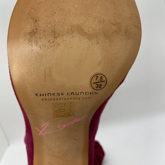 Kristin Cavallari Chinese Laundry Kane Ankle Boots Genuine Suede - Picture 5 of 8